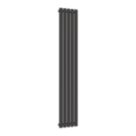 Reina Elips Single 1800mm x 300mm 2104BTU Anthracite Vertical Designer Radiator
