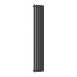 Reina Elips Single 1800mm x 300mm 2104BTU Anthracite Vertical Designer Radiator