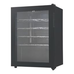 Essentials NNWC14UK Freestanding Black 24 Bottle Wine Cooler 480mm