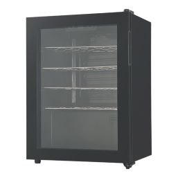 Essentials NNWC14UK Freestanding Black 24 Bottle Wine Cooler 480mm