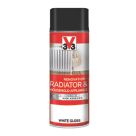 V33 Radiator & Household Appliance Spray Paint Gloss White 400ml