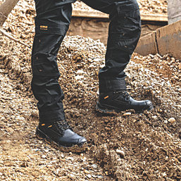 DeWalt Springfield Metal Free   Safety Boots Black Size 8