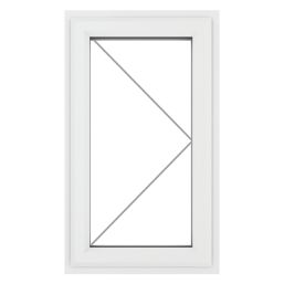 Crystal  Right-Hand Opening Clear Triple-Glazed Casement White uPVC Window 610mm x 1040mm