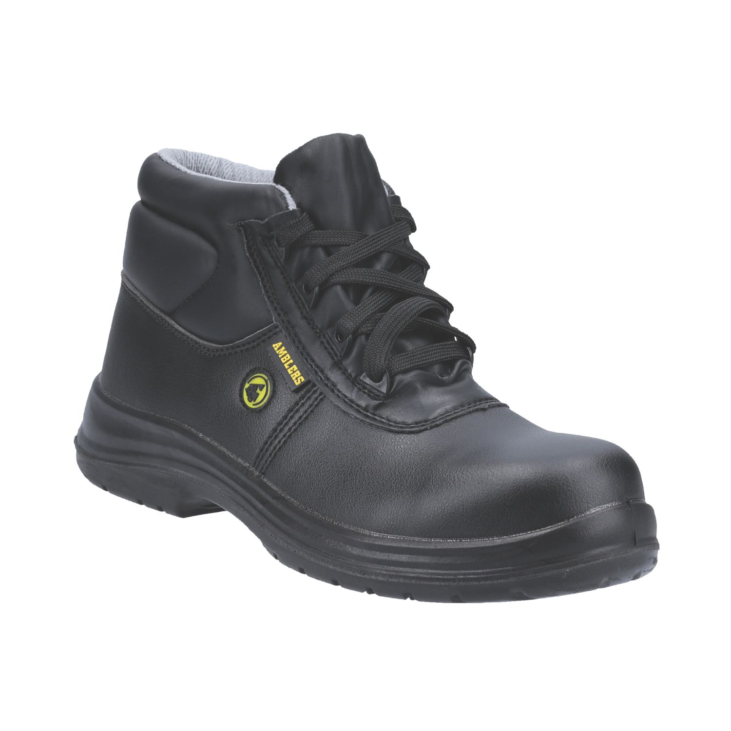 Amblers FS663 Size 10 Black Water-Resistant Safety Boots (630JV)