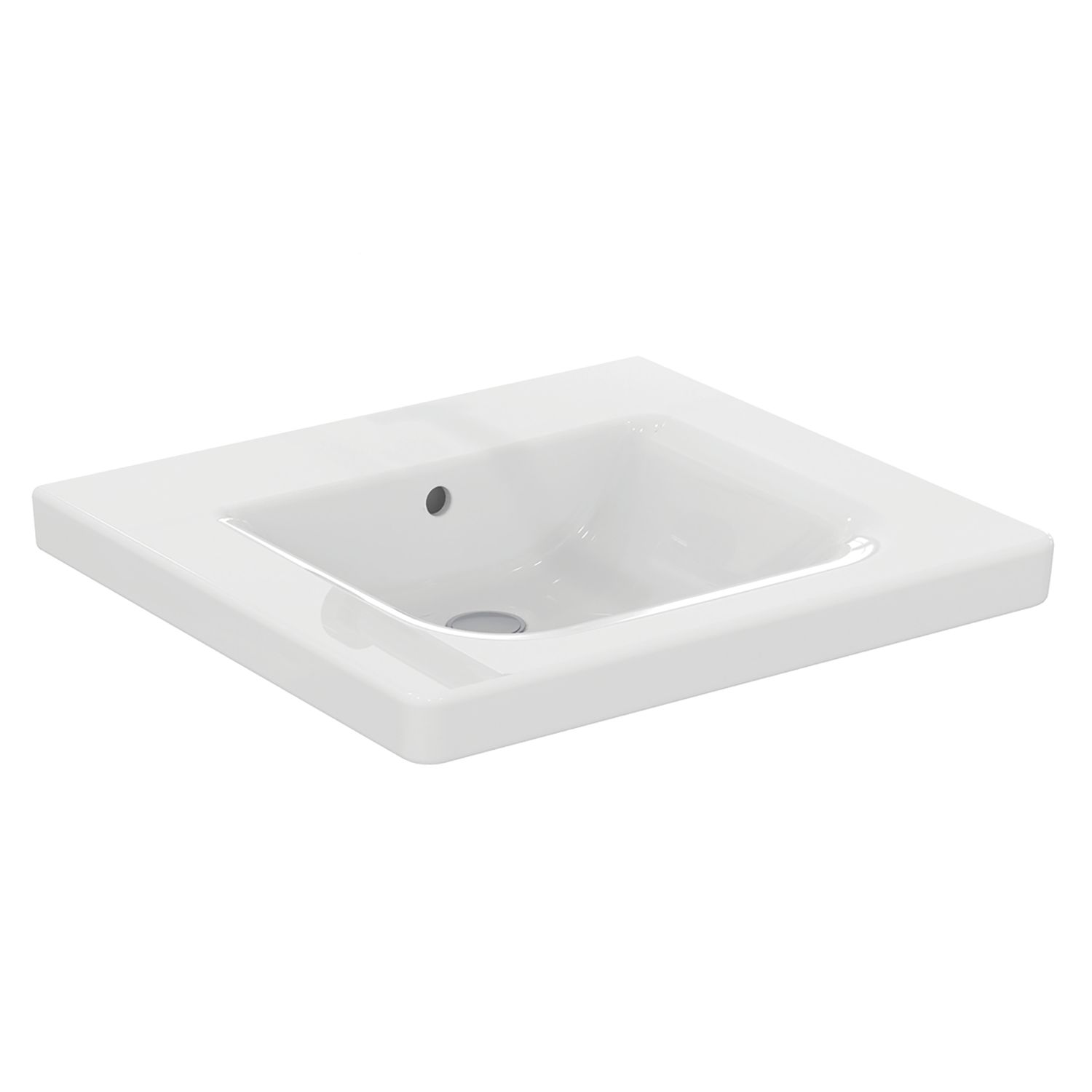 Ideal Standard Concept Freedom 60cm Accessible Washbasin No Tap Holes 600mm (630KC)