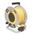 Stanley 13A 4-Gang 50m  FatMax Cable Reel + 2.1A 2-Outlet Type A USB Charger 240V
