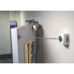 Agrippa Acoustic Fire Door Holder Retaining Chain 1000mm Screwfix
