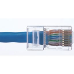 RJ45 Cat6 Modular Plugs (25-Pack)