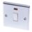 LAP  20A 1-Gang DP Control Switch Polished Chrome with Neon with White Inserts