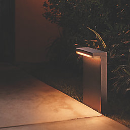 Philips Hue Nyro 400mm Outdoor LED Smart Pedestal Light Black 13.5W 1020lm
