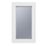 Crystal  Left-Hand Opening Obscure Triple-Glazed Casement White uPVC Window 610mm x 1115mm