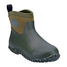 Muck Boots Muckster II Ankle Metal Free  Non Safety Wellies Black/Moss Size 11