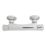 Highlife Bathrooms ASP Slim Exposed Single Outlet Thermostatic Chrome Shower Bar Valve