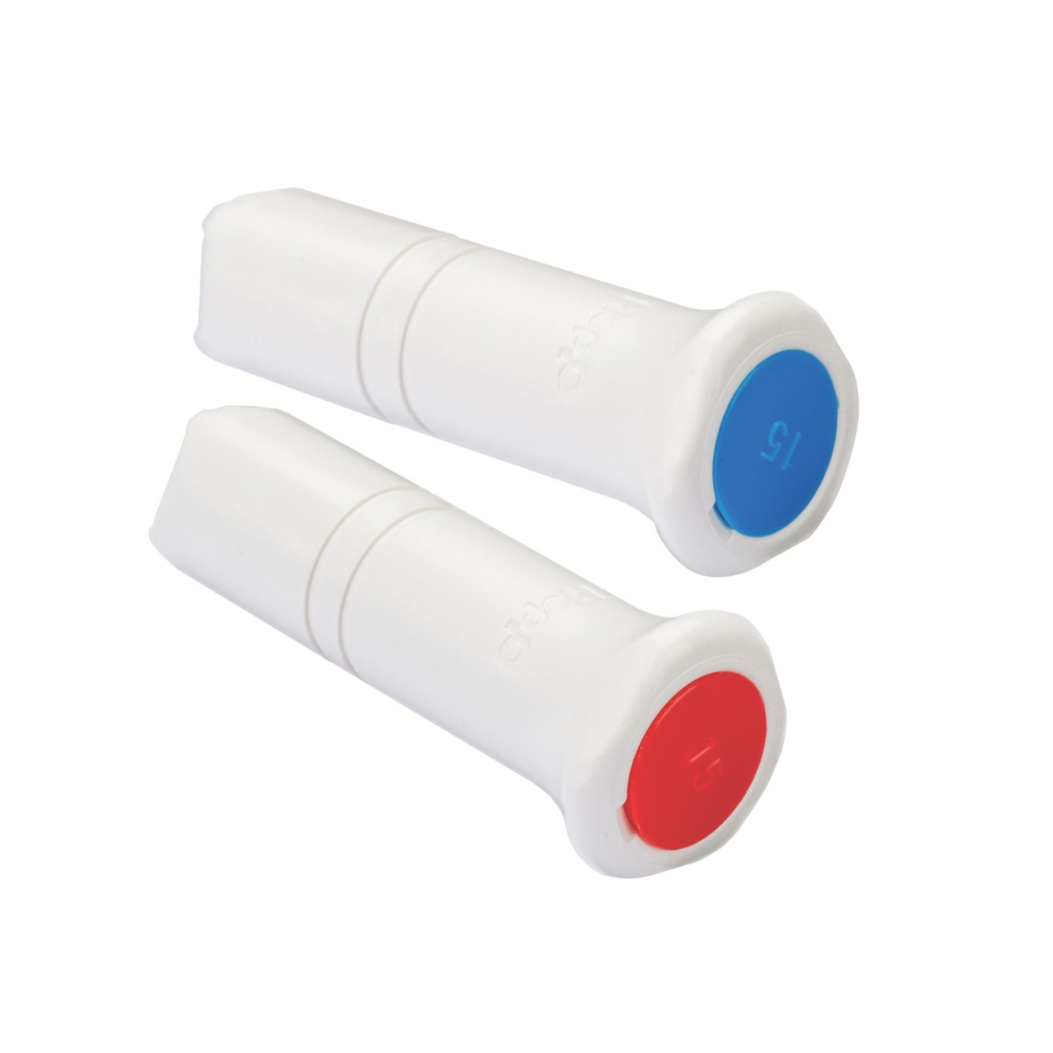 Hep2O Plastic Push-Fit Keyless Blanking Pegs 15mm 2 Pack (631RE)