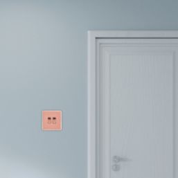 Arlec  10A 2-Gang 2-Way Light Switch  Rose Gold