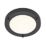 Spa Delphi LED Flush-Fitting Ceiling Light Satin Black 12W 600lm