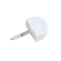 Essentials MDF Flat Shelf Supports White 20 Pack