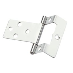 Smith & Locke Polished Chrome  Door Hinge 50mm x 64.6mm 2 Pack