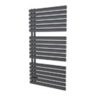 Ximax 1164mm x 600mm 2222BTU Anthracite Flat Designer Towel Radiator