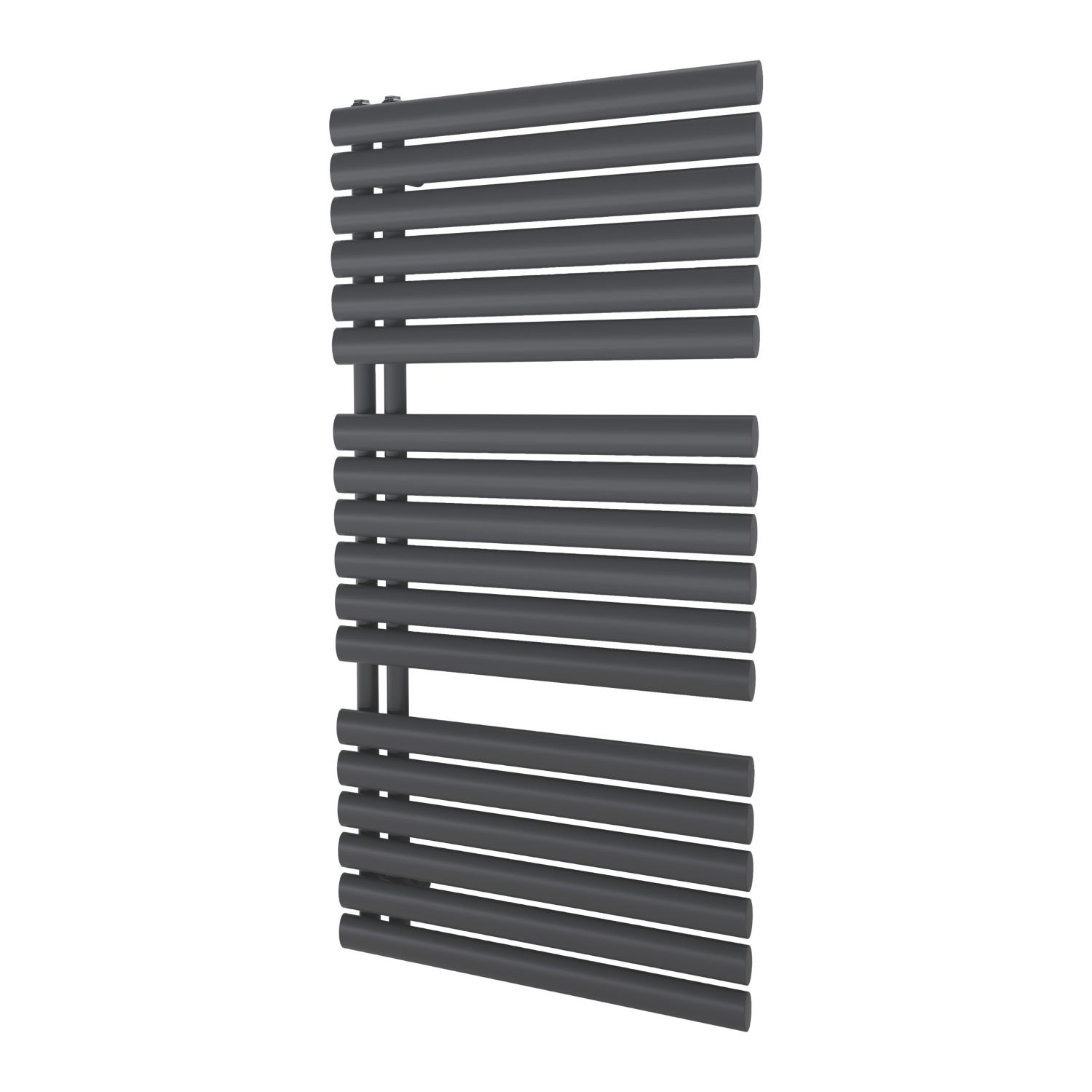 Ximax 1164mm x 600mm 2222BTU Anthracite Flat Designer Towel Radiator (631TR)