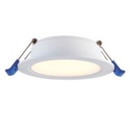 Saxby Circo Fixed  LED Recessed Downlight Matt White 5W 400lm