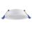 Saxby Circo Fixed  LED Recessed Downlight Matt White 5W 400lm