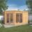 Mercia Corner 13' x 9' (Nominal) Pent Tongue & Groove Timber Summerhouse & Shed