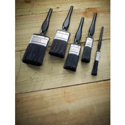 No Nonsense Synthetic Paint Brush Set 5 Pieces