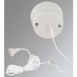 Crabtree Capital 6A 1-Way Pull Cord Switch White