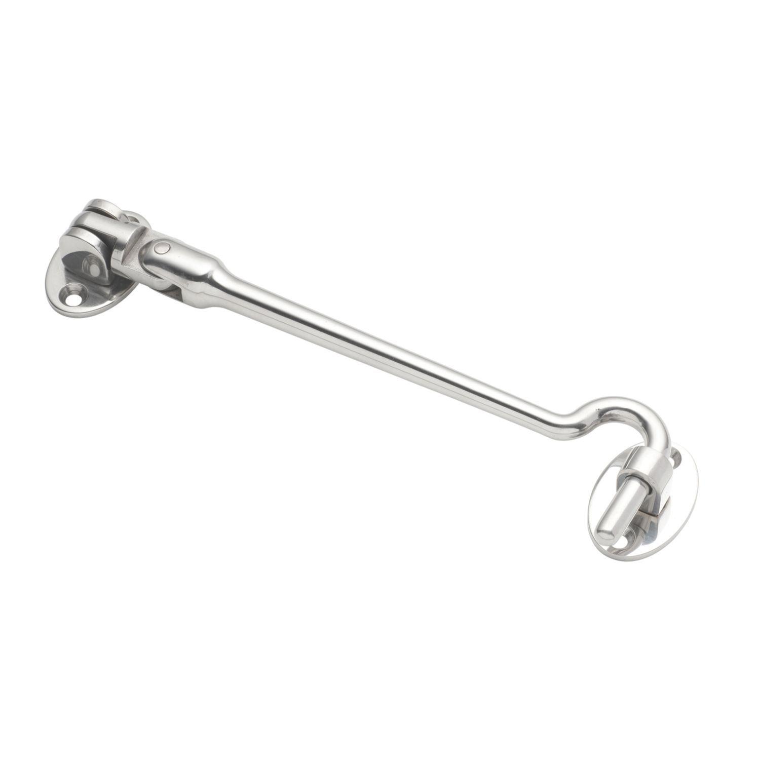 Eurospec Silent Pattern Cabin Hook Bright Stainless Steel 150mm (6324P)