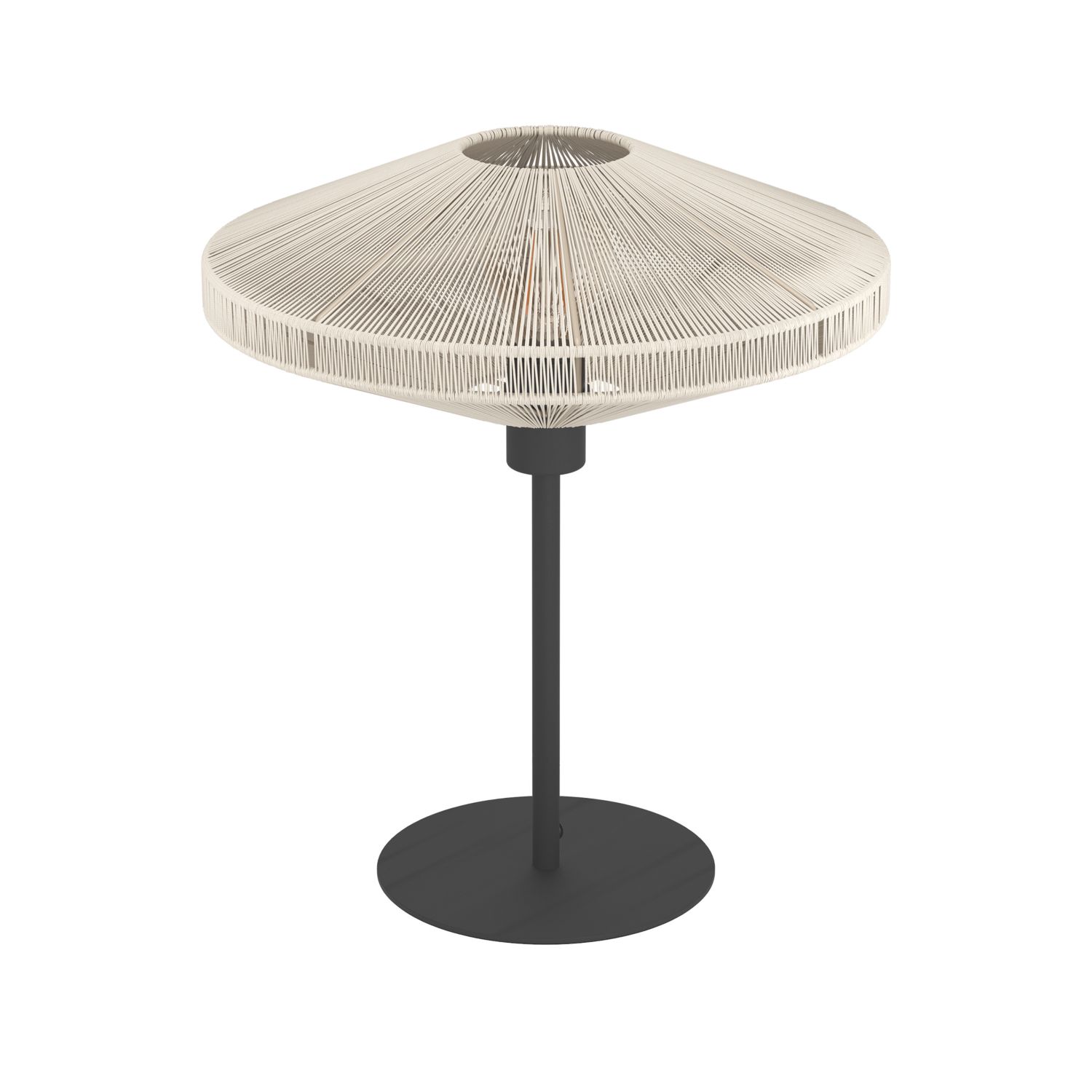 Eglo Midsumer Table Lamp Black/Cream (632CV)