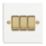 Varilight  10A 3-Gang 2-Way Light Switch  Chalk White