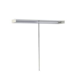 Spacepro  Interior Unit Shelf with Hanger Bar White 2700mm x 110mm