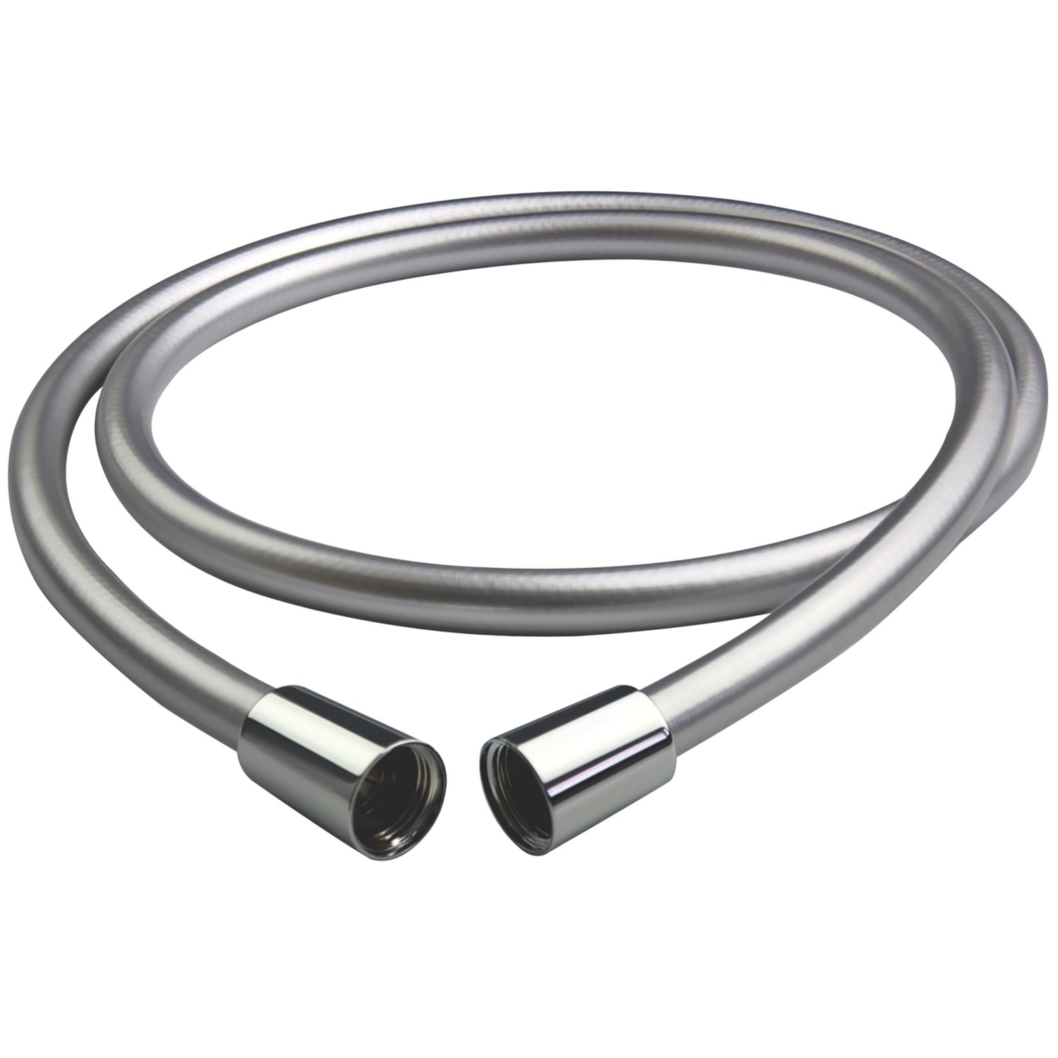 Triton Shower Anti-Twist Hose Chrome 6mm x 1.5m (632HY)