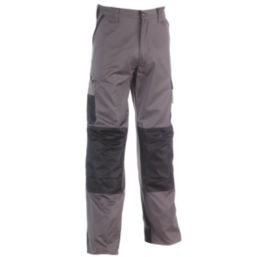 Herock Mars Trousers Grey/Black 38" W 32" L