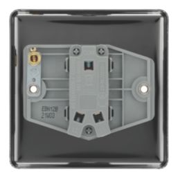 LAP 20A 16AX 1-Gang 2-Way Light Switch Black Nickel with Black