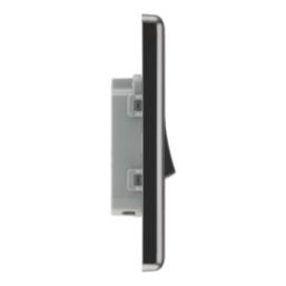 LAP  20A 16AX 1-Gang 2-Way Light Switch  Black Nickel with Black Inserts