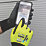 Wonder Grip WG-1855HY U-FEEL Protective Work Gloves High-Viz Yellow / Black Large