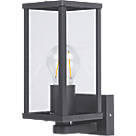 Luceco  Outdoor LED Arm-Hung Decorative Wall Lantern Slate Grey 7W 810lm
