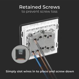 British General Evolve 20 A  16AX 3-Gang 2-Way Light Switch  Matt Black with Black Inserts