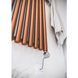 Terma Rolo Wall-Mounted Smart Designer Radiator Copper 1000W - Screwfix