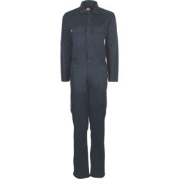 Dickies Everyday Womens Boiler Suit/Coverall Navy Blue 2X Large 50-56" Chest 30" L