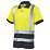 Tough Grit  High Visibility Polo Yellow / Navy Large 45½" Chest