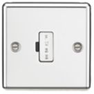 Knightsbridge  13A Unswitched Fused Spur  Polished Chrome