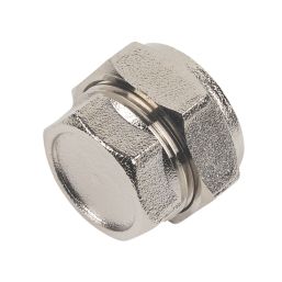 Flomasta  Brass Compression Stop End 22mm