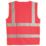 Pro RTX High Visibilty  Waistcoat Red Medium 40" Chest