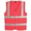 Pro RTX High Visibilty  Waistcoat Red Medium 40" Chest