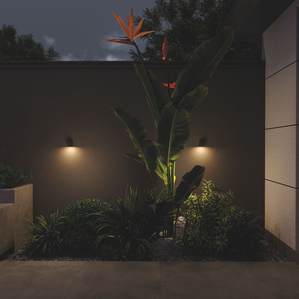 6 pz. applique ALSE per esterni, IP54, downlight, bianco opaco, angolare, 1x GU10 max. 35W