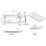 Essentials Rome Rectangular Shower Tray Gloss 1400mm x 700mm x 45mm