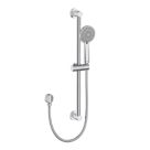 Bristan Round Riser Rail Kit and Wall Outlet Chrome-Plated